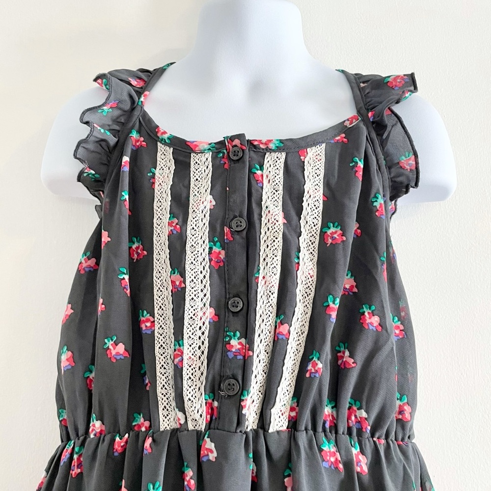 Girl’s 77kids Whimsical Floral Dress Size XS (5/6) - Picture 3 of 9